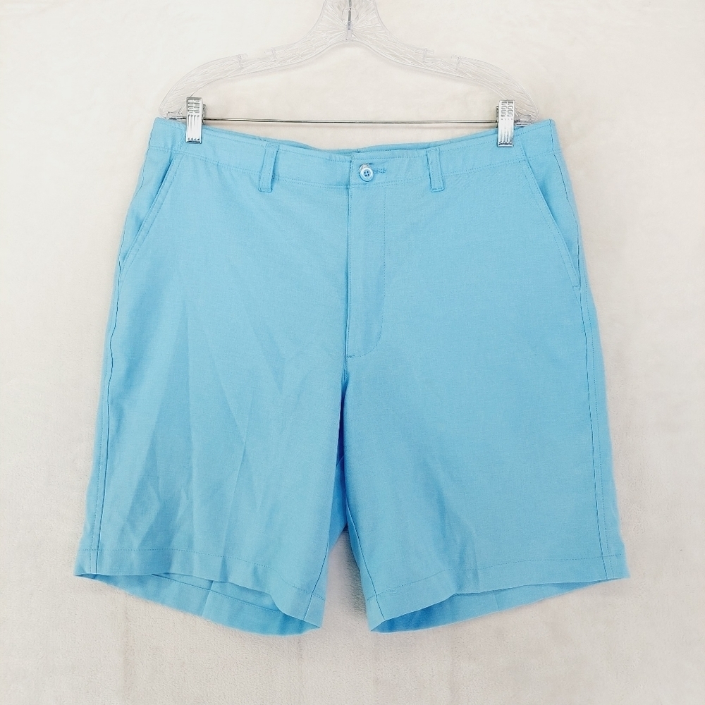 Bolle Golf Tech Blue  Flat Front Quick Dry Athletic Bottom Shorts P6216